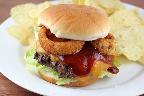 Cowboy Rodeo Burger at Belsches