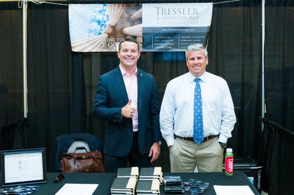 Todd Tressler representing Tressler Title and Tressler & Associates at the 1st Annual GCA Trade Show of Nashville.