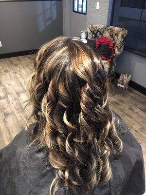 Balayage and foils!