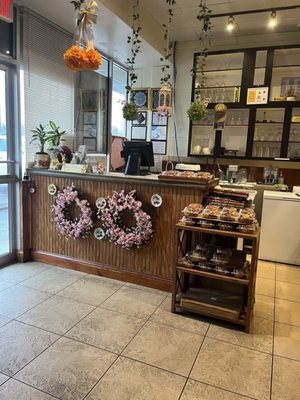 Front entryway and front desk