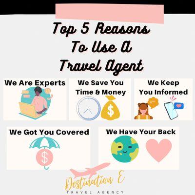 Top 5 Reasons To Use A Travel Agent