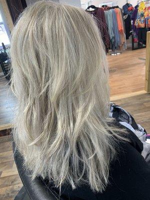 Icy blonde