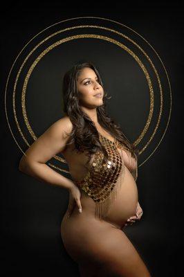 Pregnancy portrait in our Jacksonville, Fl studio