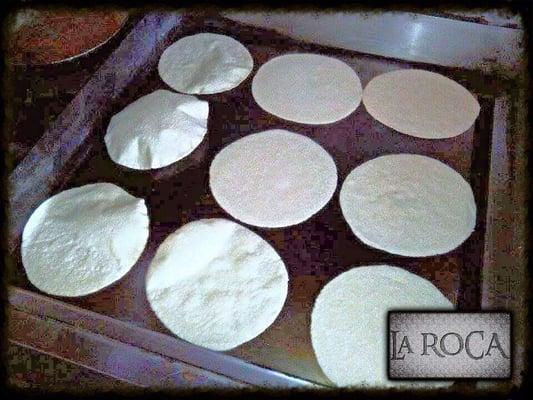 Tortillas echas a mano!