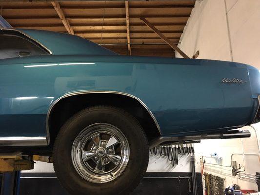 Finishing touches on the Chevelle