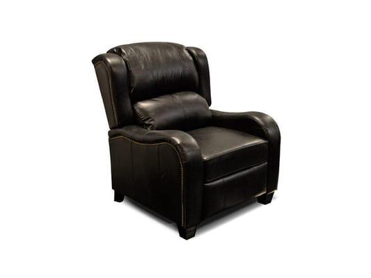 The stately Leonard chair, ottoman, and push back recliner, available in your choice of over 20 colors of leather, is a great...