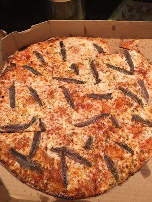 Anchovies pizza