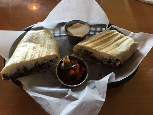 Steak Burrito. It looks really good!