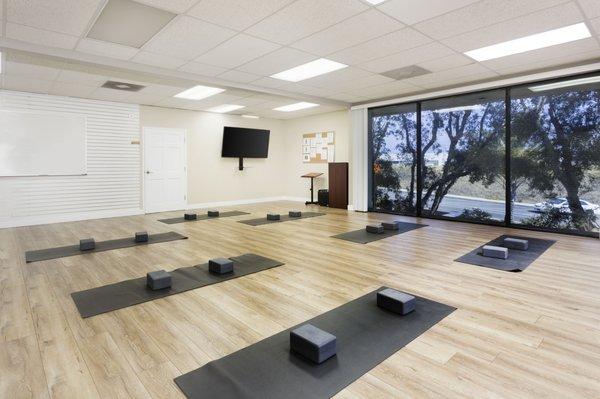 Yoga and mindfulness groups at Clear Recovery Centers adult mental health outpatient facility