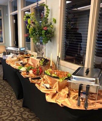 This was a Chamber Mixer that we catered at a local bank