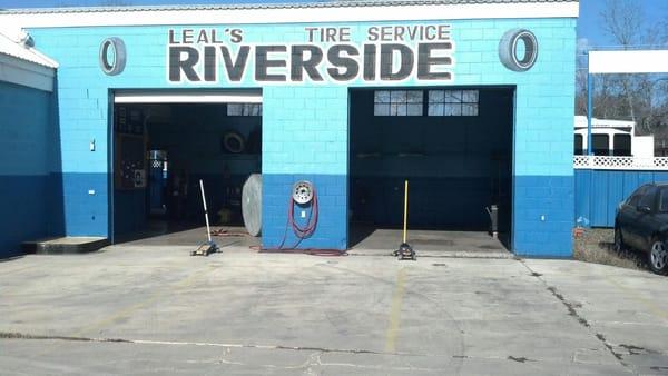 This is Leal's Tire Service Riverside