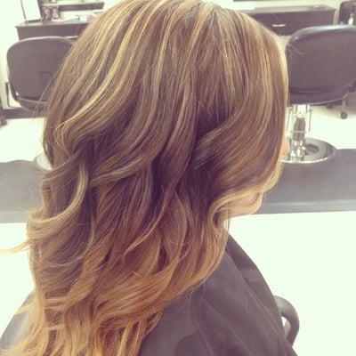 Yummy caramel ombre