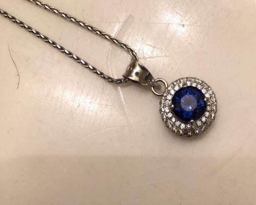 They transformed my former engagement ring into a beautiful necklace. (I'm divorced and couldn't wear it as a ring anymore)