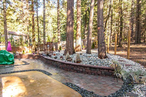 Backyard Hardscape  "Working with Danny and his guys was a positive experience. They took what was a yard full of dirt and transformed it!