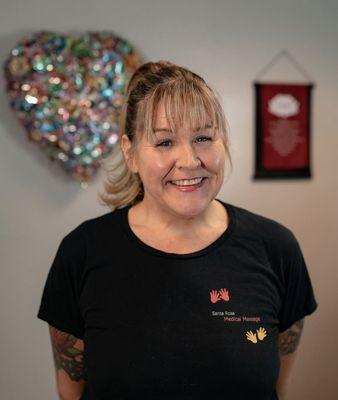 We are so proud to have Stacy leading Santa Rosa Medical massage. Her kindness, determination, and zest for life is an inspiration to us all