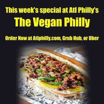 Now added to our regular menu the Atl Philly's Vegan Sandwich