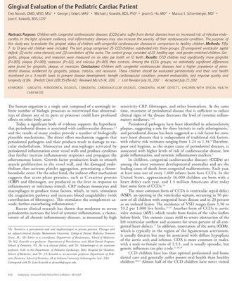 Dr. Erez Nosrati article regarding the connection between gum disease and heart conditions.