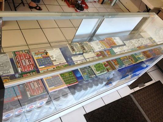 Large selection of CA Lotto scratchers: $1-$10