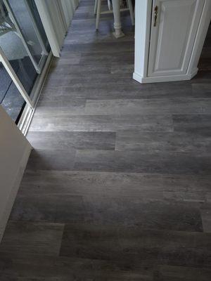 Engineered Luxury vinyl plank flooring installation