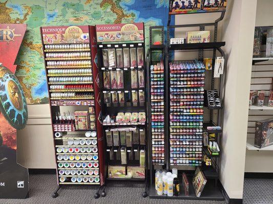 Paint and supplies.