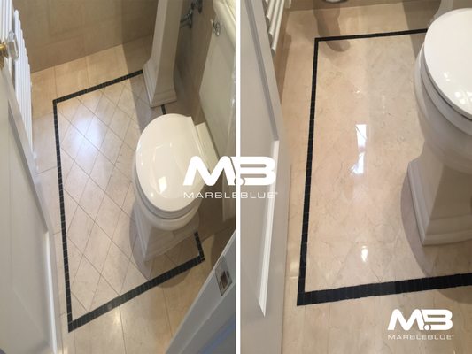 Marble floor cleaning, refinishing and polishing