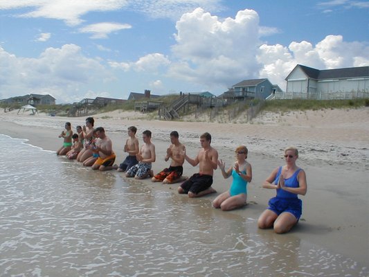 Sitting Meditation at the ocean