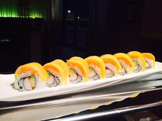 Tropical mango roll