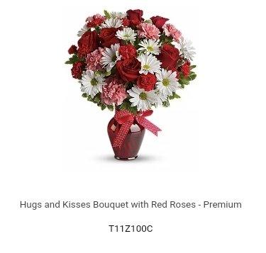 This is what I ordered from Tiffany's Florist.