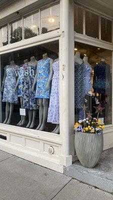 Current Wish window displays can be shopped in store or on our wishnewport.com