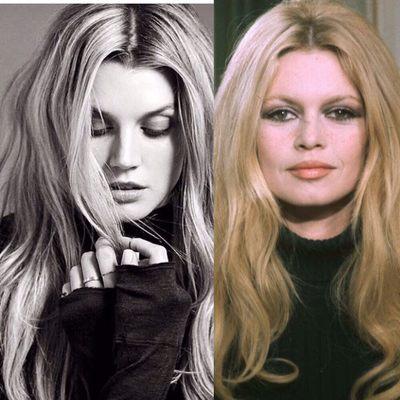 Bardot inspired blonde.