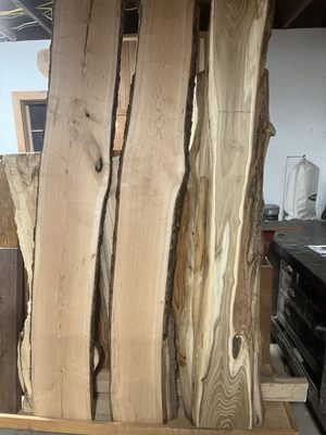 Live edge slabs