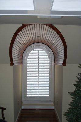 Plantation Shutter Arch