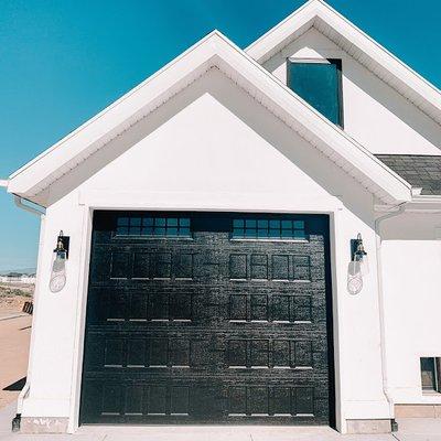 Custom garage door installation