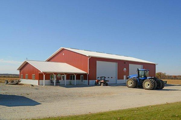 Office and Storage for Seed Corn Dealer