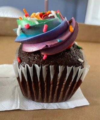 Pride cupcake