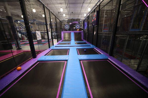 Dodgeball trampoline