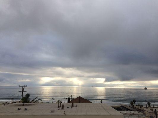 Manhattan Beach Motel patio view