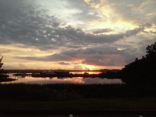 Sunrise at The Marina Cantina