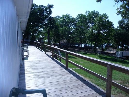 View from the Indian Motels found at Cherokee Landing.