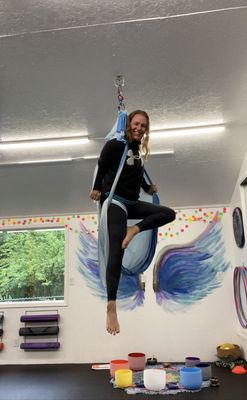 Aerial yoga