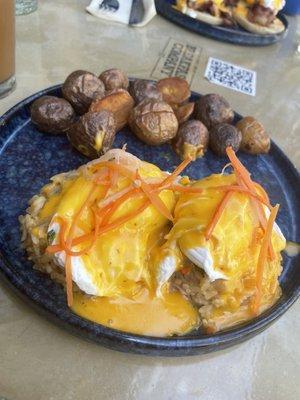 Fried rice Benedict