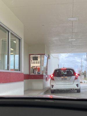 Drive thru view