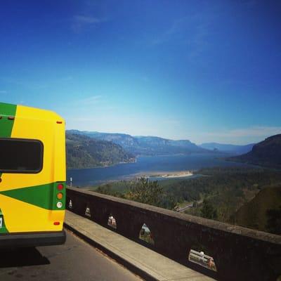 "Pegasus" on a sight seeing trip in the Columbia River Gorge.