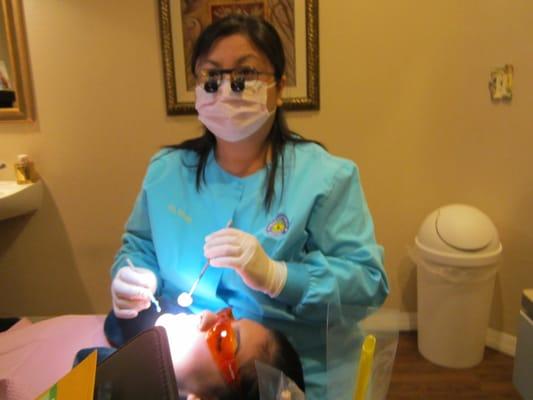 Dr. Hoang loves what she does!