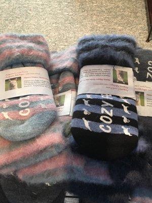 Alpaca Slipper Socks great for year round comfort.