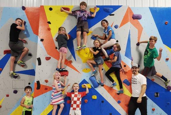 Climbing for all ages! Perfect place for a birthday party.