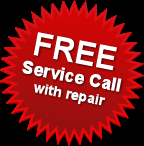 Free service call with any repair