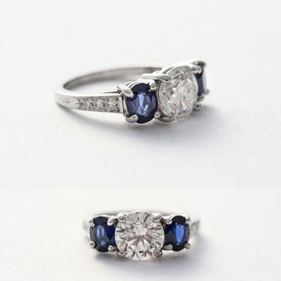 One of a kind engagement ring.