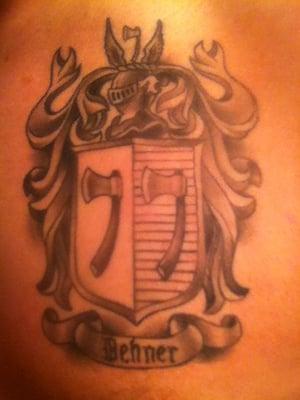 First tattoo done by Tito: love it! Need to get back into the shop and get my small lines touched-up.