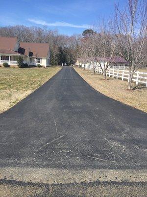 Before Asphalt Sealant